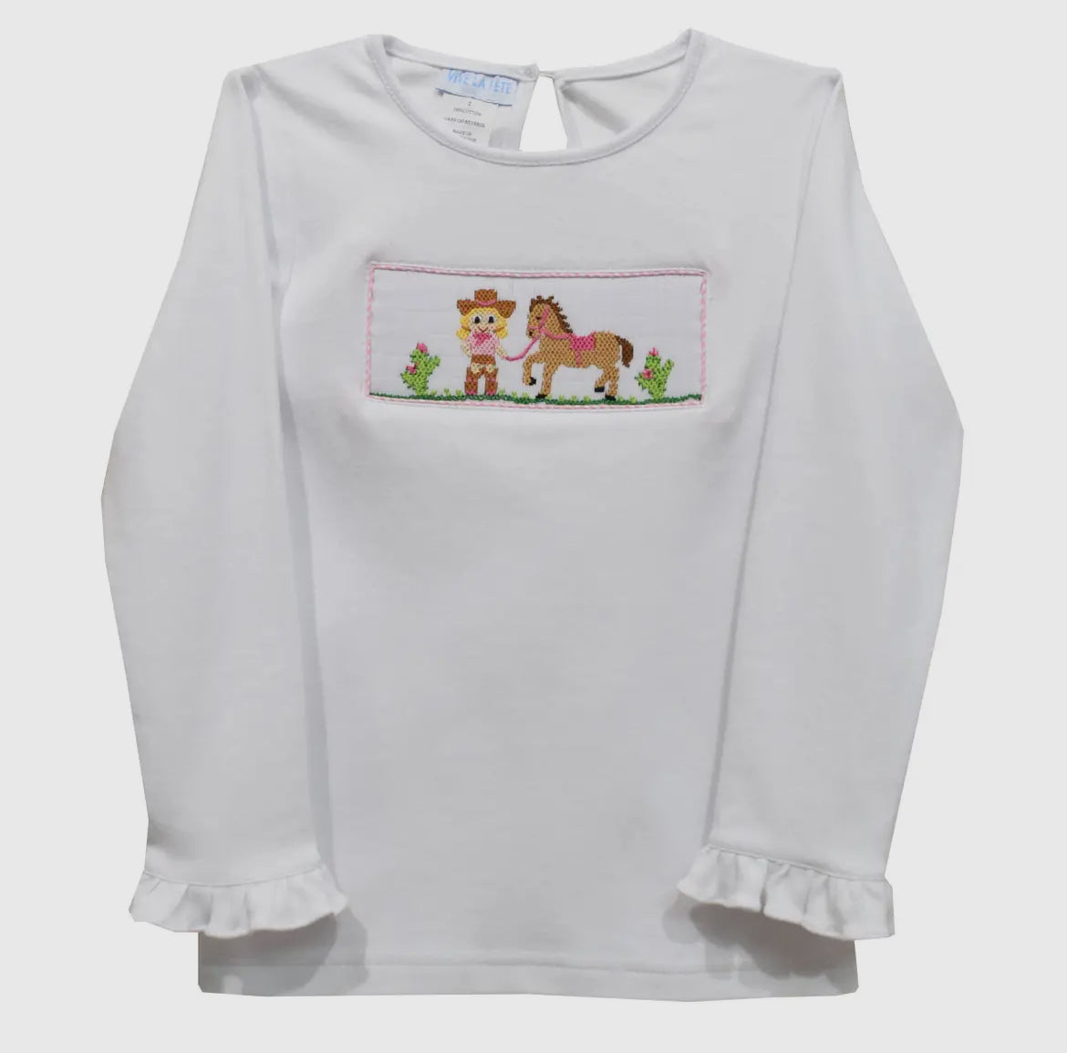 Smocked Cowgirl Shirt
