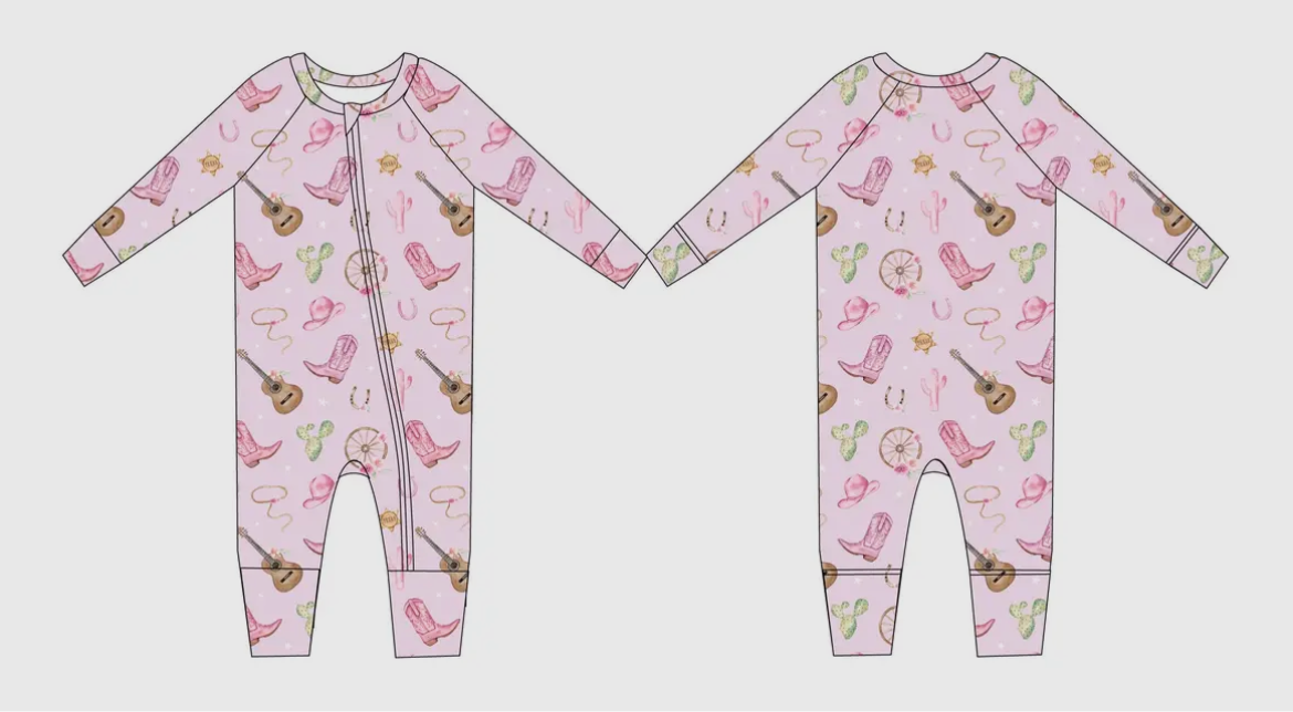 Cowgirl Bamboo Zippy