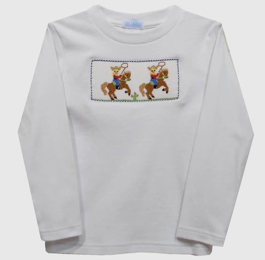 Smocked Cowboy Shirt