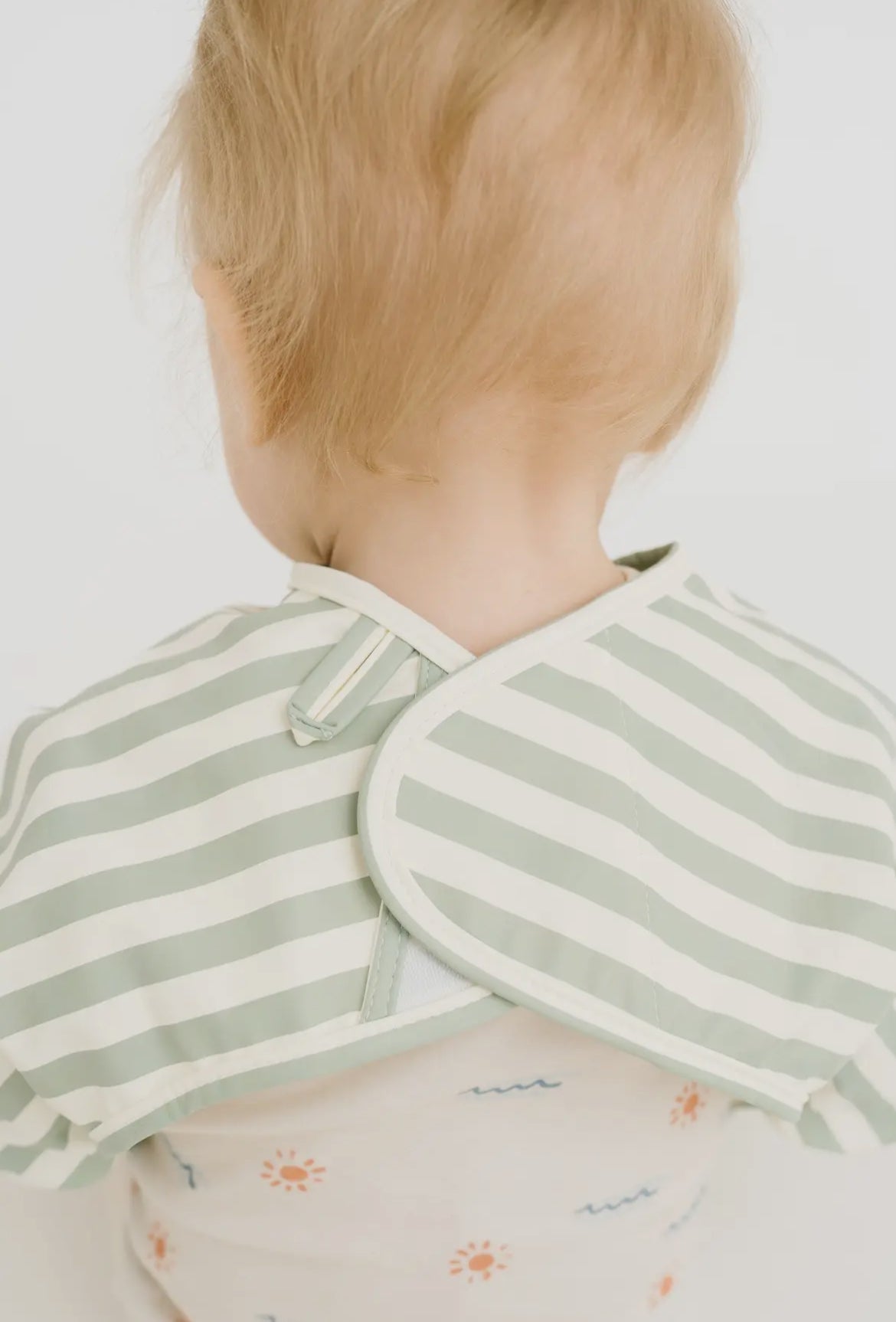 Minty Striped Bib