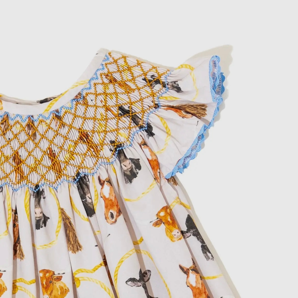 Let’s Rodeo Smocked Dress