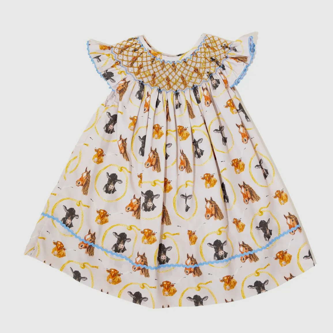 Let’s Rodeo Smocked Dress