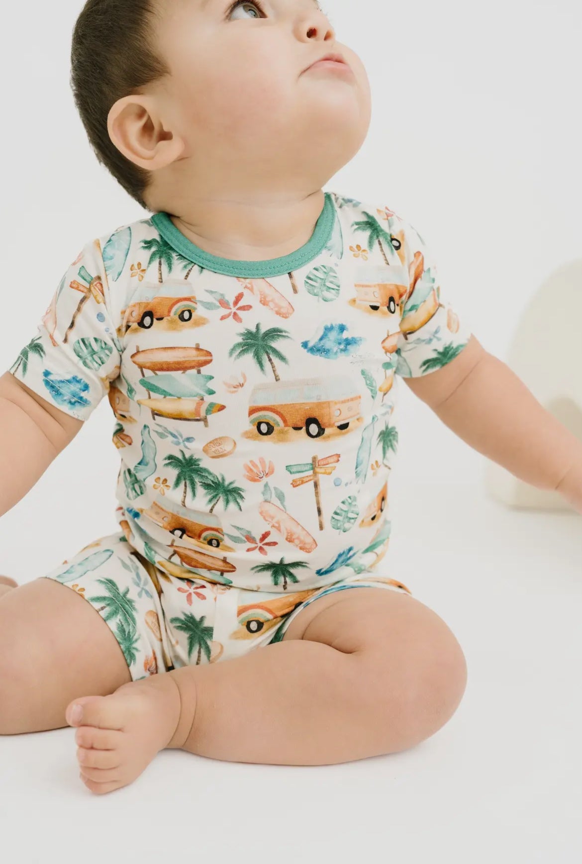 Beach Vacation Bamboo Short Set