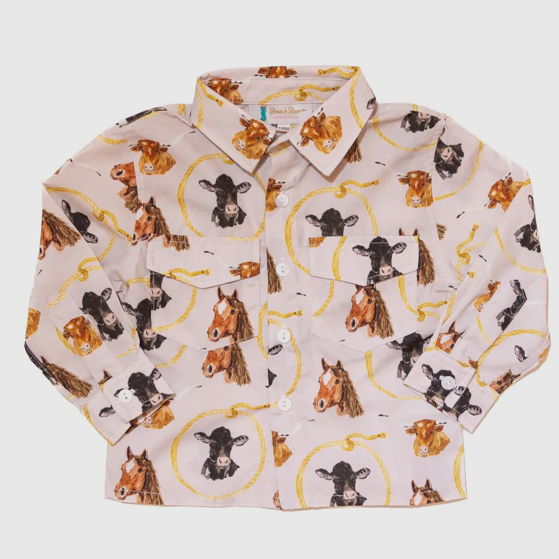 Let’s Rodeo Button Up Shirt