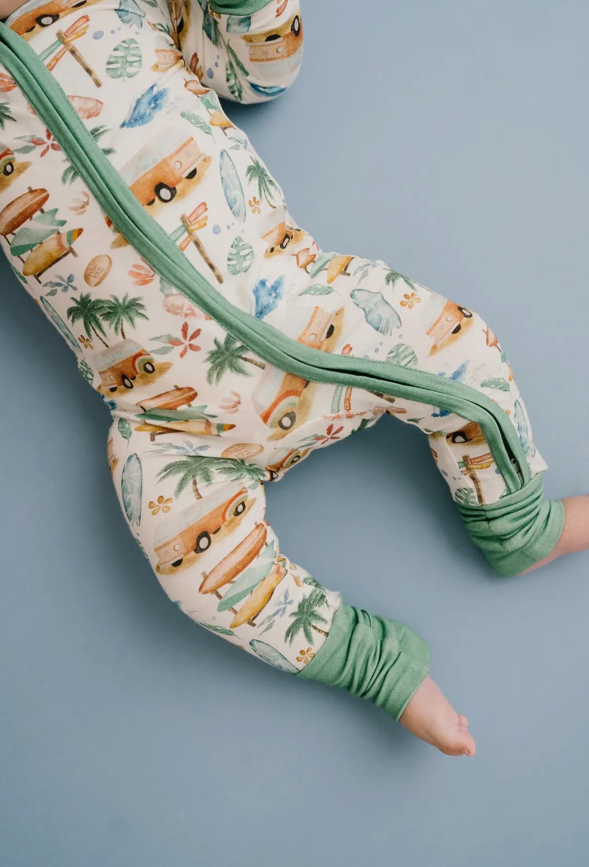 Beach Vacation Bamboo Zippy