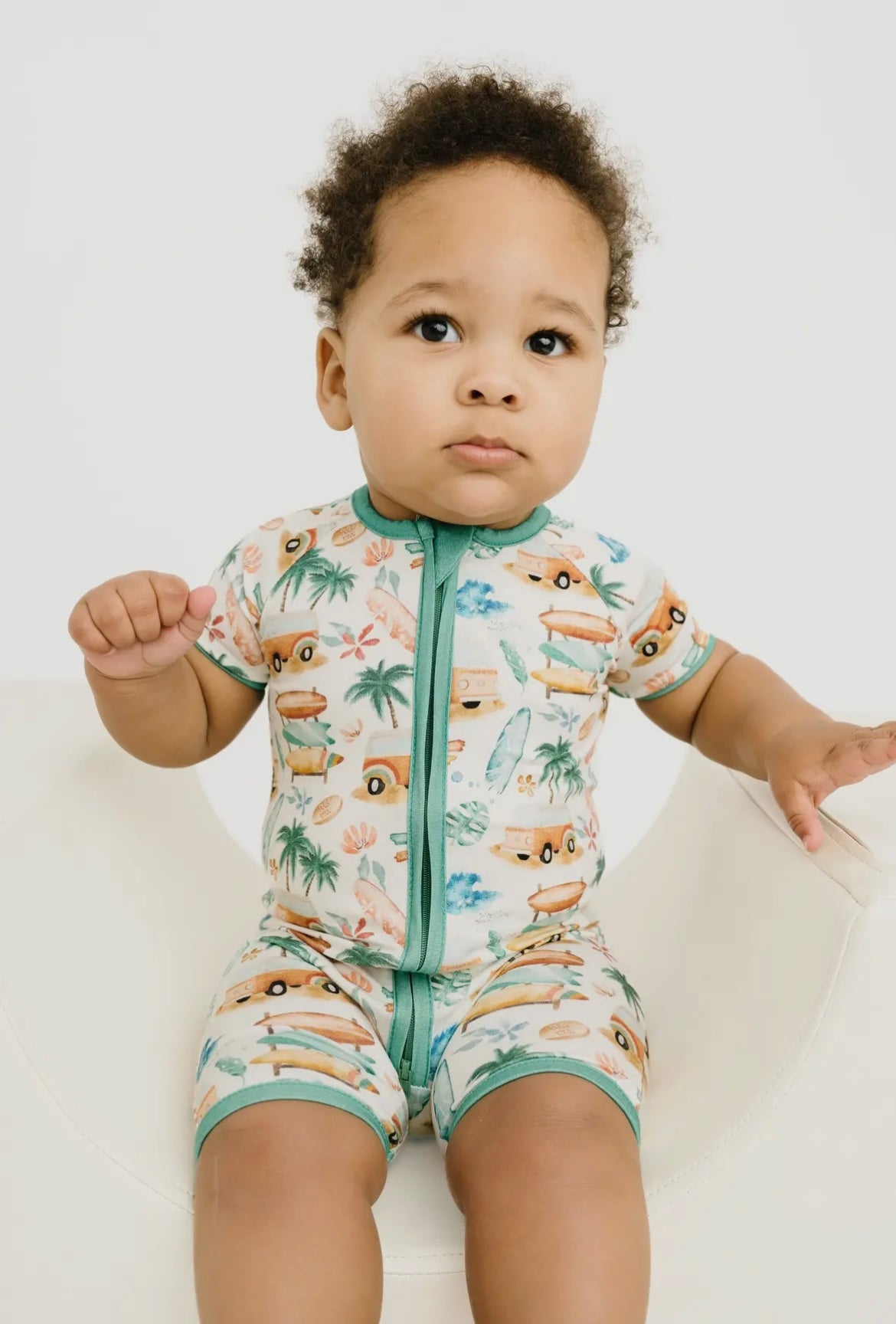 Beach Vacation Bamboo Short Romper