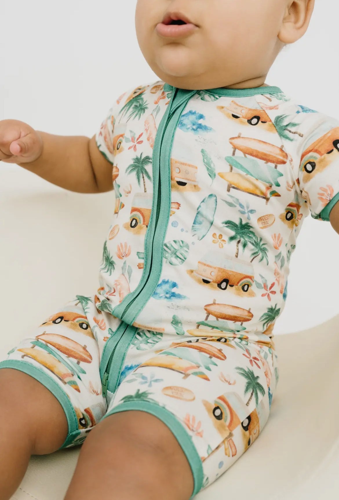 Beach Vacation Bamboo Short Romper